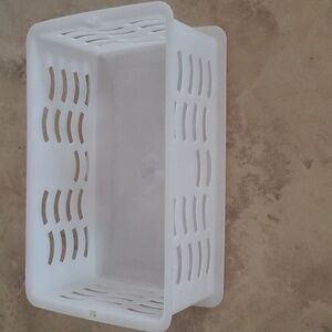 **SALE**White Plastic Storage Bin